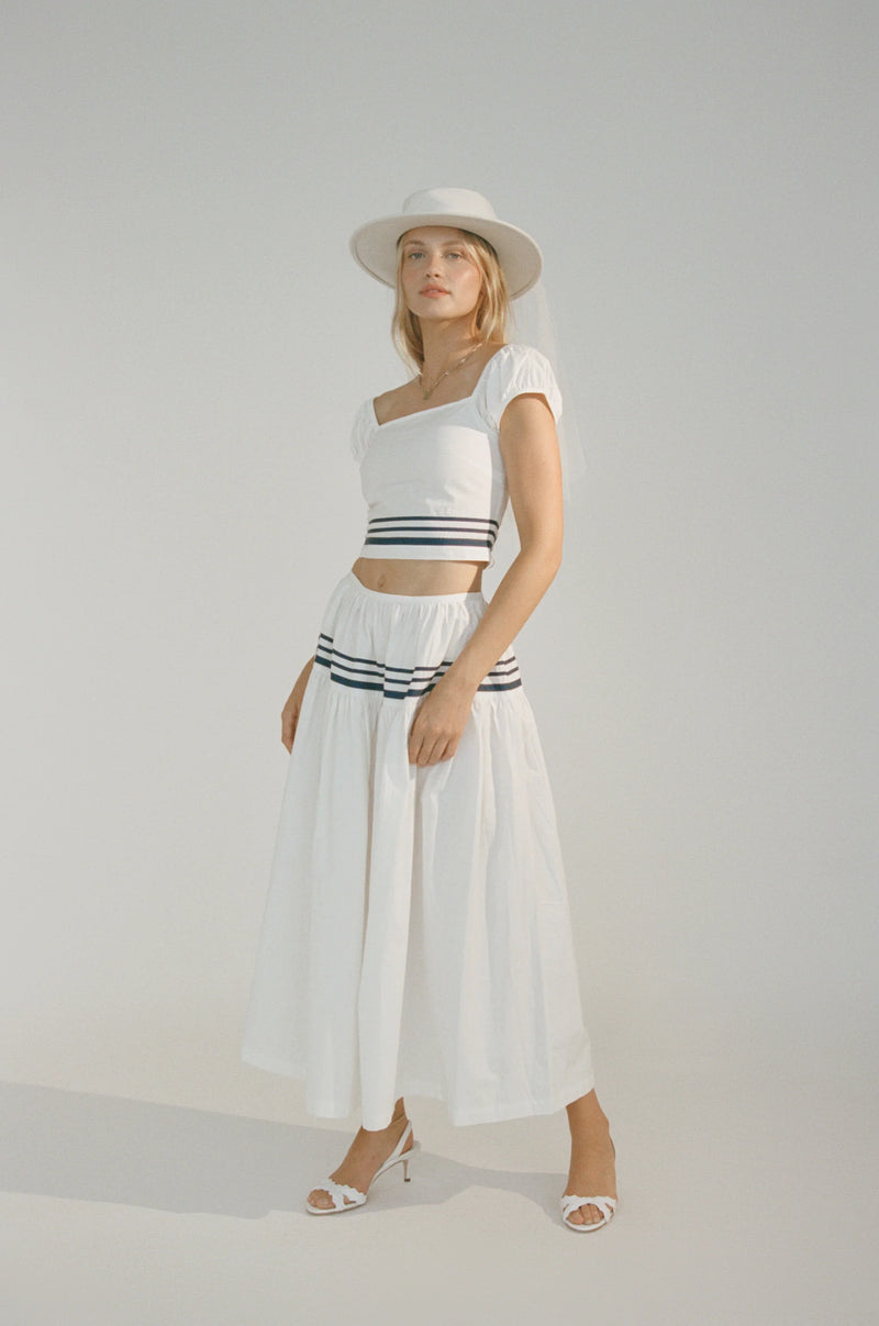 Dominga Skirt - White