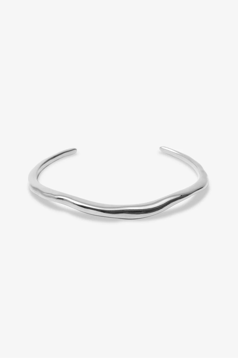 Silver Men's Cuff Bracelet Karst