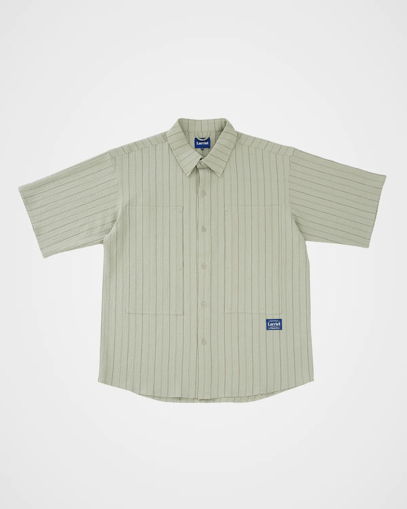 Cliff Shirt - Pistachio Stripe