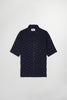 Freddy Fil-Coupé Jacquard Shirt - Navy