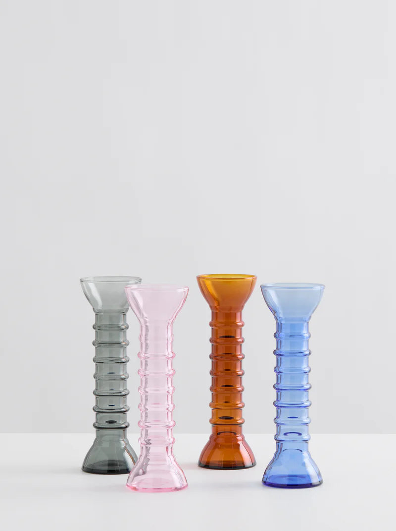 Josephine Vase Duo - Smoke/Azure