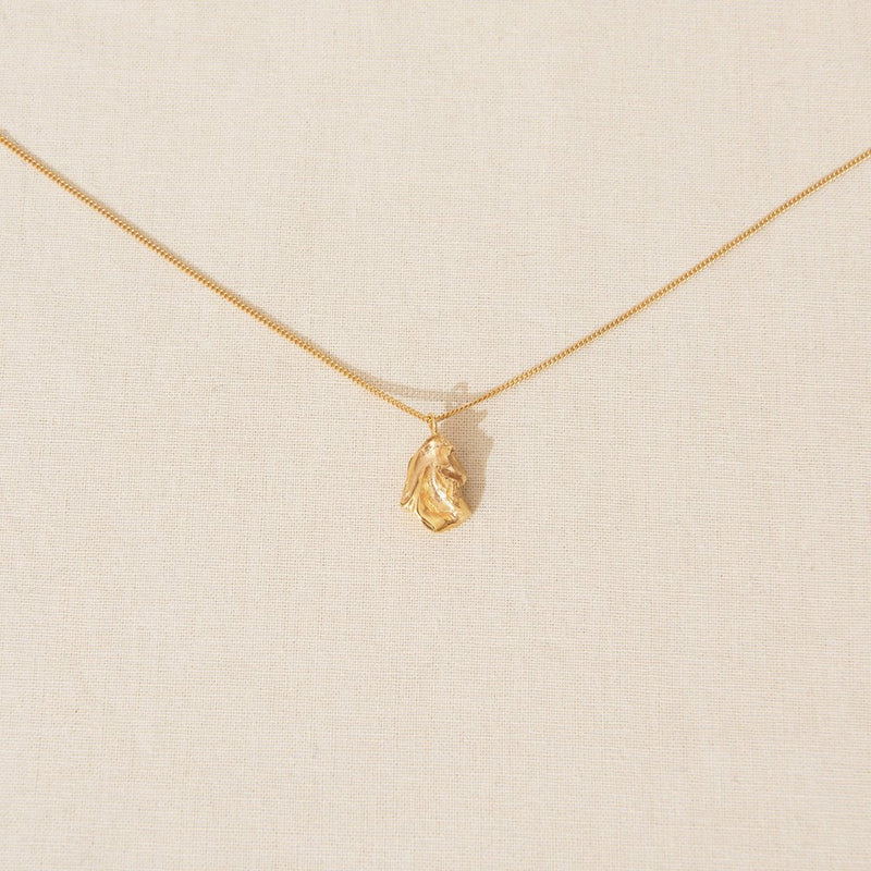 Mini Crater Necklace - Gold Plated