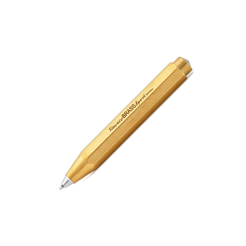 Brass Sport  Ballpoint Pen - Gold