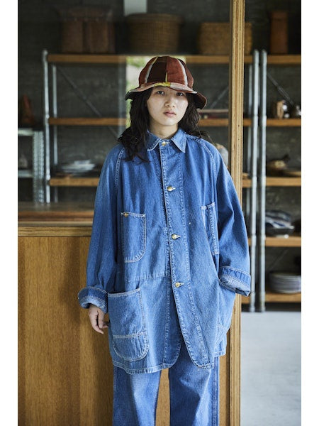 Loose Fit Coverall - Denim Used