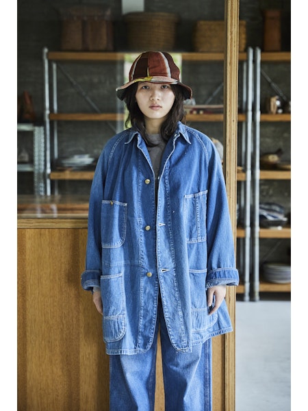 Loose Fit Coverall - Denim Used