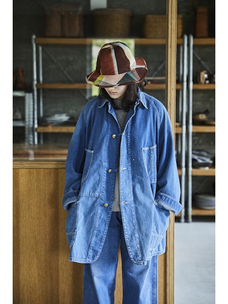 Loose Fit Coverall - Denim Used