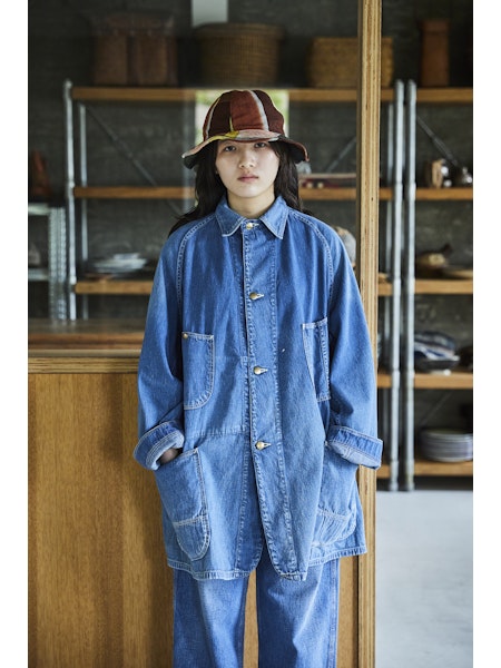 Loose Fit Coverall - Denim Used