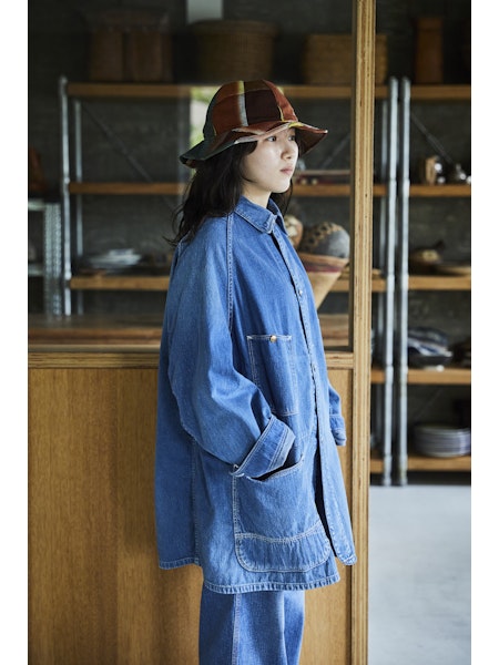 Loose Fit Coverall - Denim Used