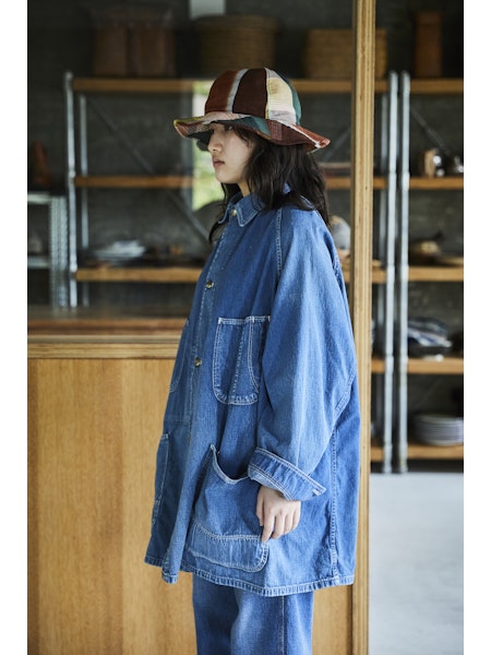 Loose Fit Coverall - Denim Used