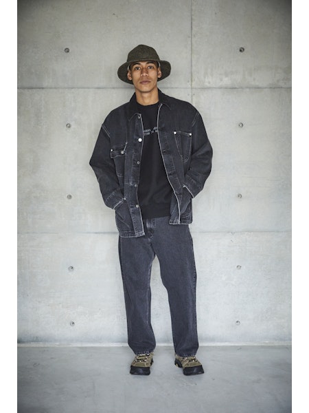 101 Dad's Fit Denim Pants - Black Denim Stone