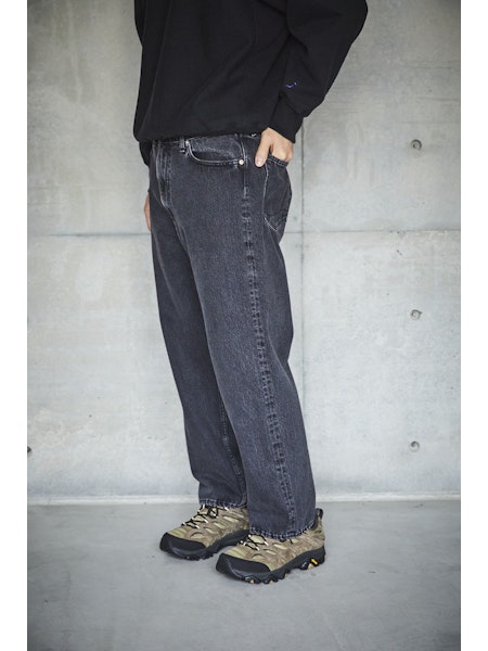 101 Dad's Fit Denim Pants - Black Denim Stone