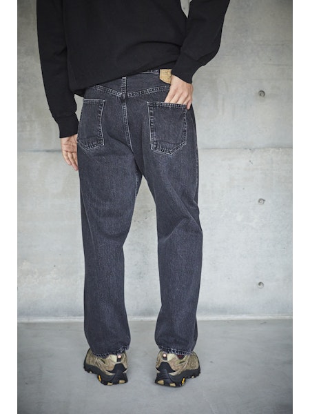 101 Dad's Fit Denim Pants - Black Denim Stone