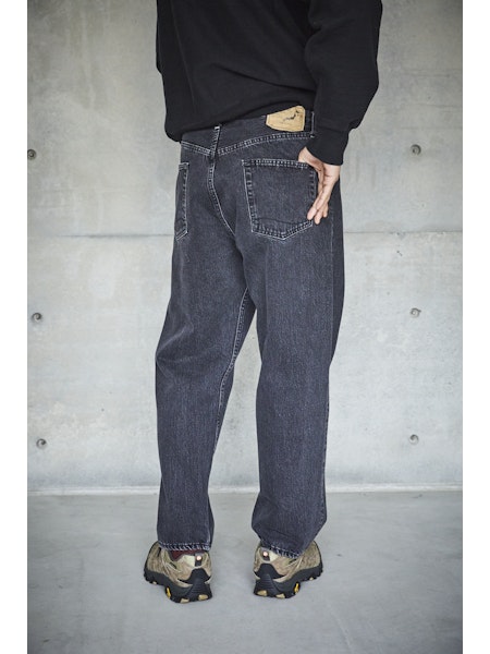 101 Dad's Fit Denim Pants - Black Denim Stone