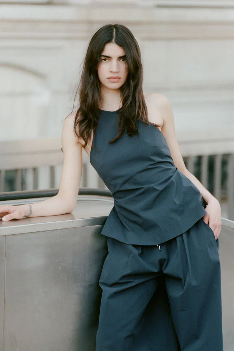 Everyday Drawstring Pants - Dark Ink