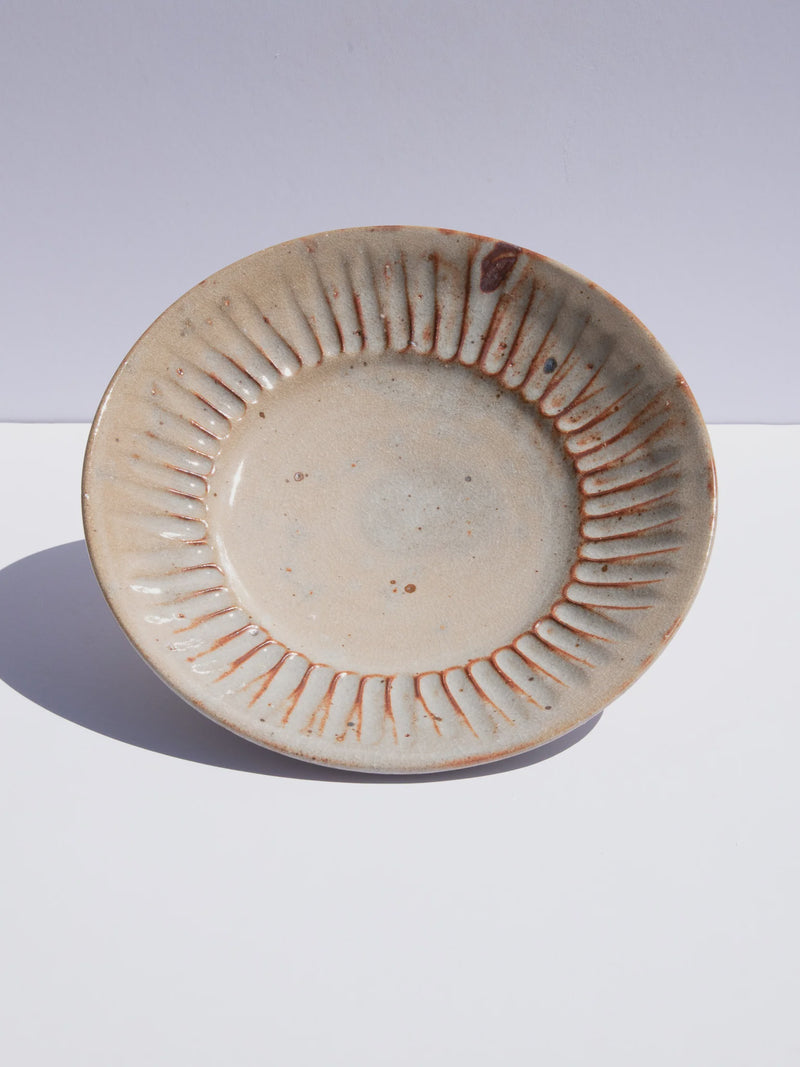 Sun Dial Bowl - Shino