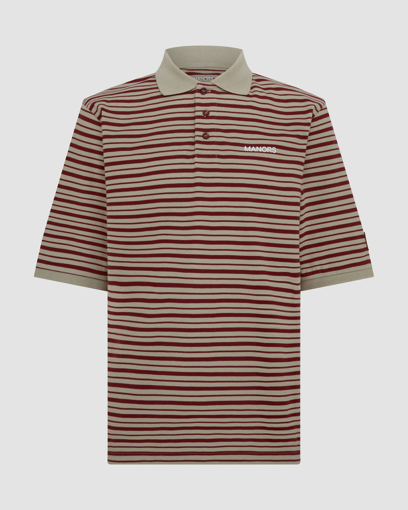 G.O.A.T Pique Polo - Burgundy