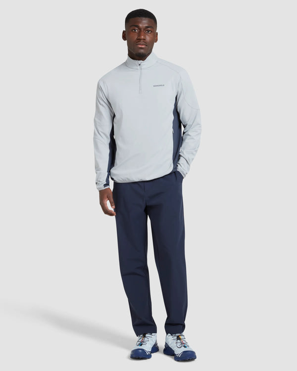 Quarter Zip Tech Mid-Layer - Blue