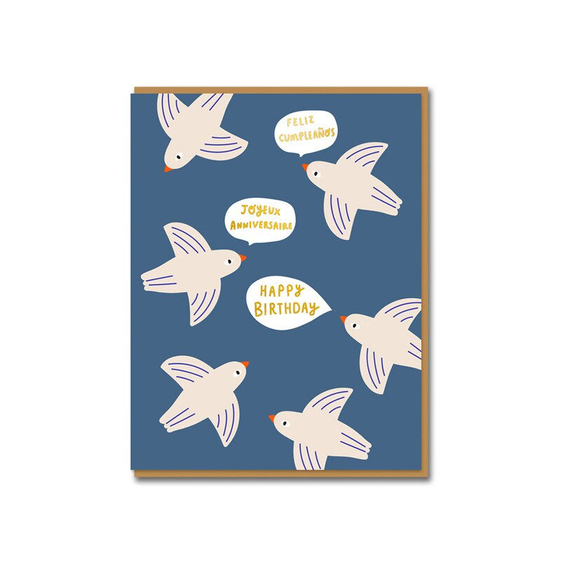 Greeting Card - Aless Bayliss - Birds Birthday