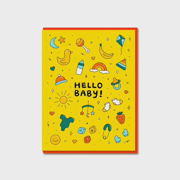 Greeting Card - Hello Baby
