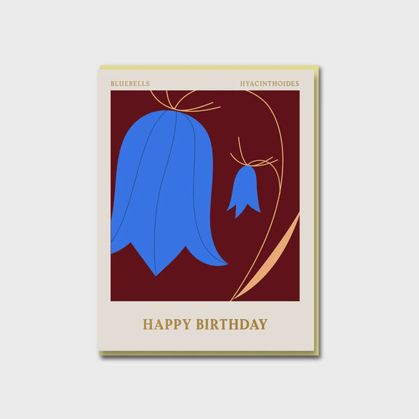 Greeting Card - Bluebell Many Happy Returns