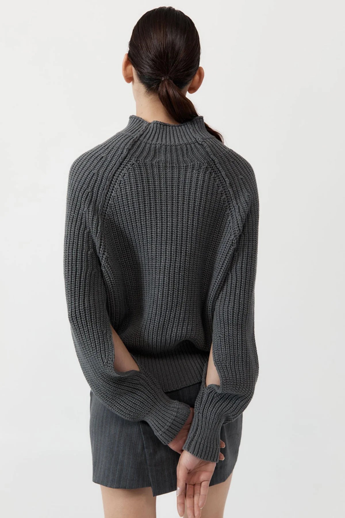Split Sleeve Jumper Smoke Kind Curations