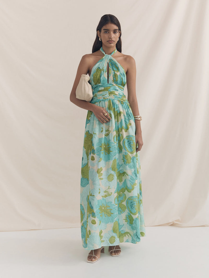 Ruched Maxi Dress - Seychelles