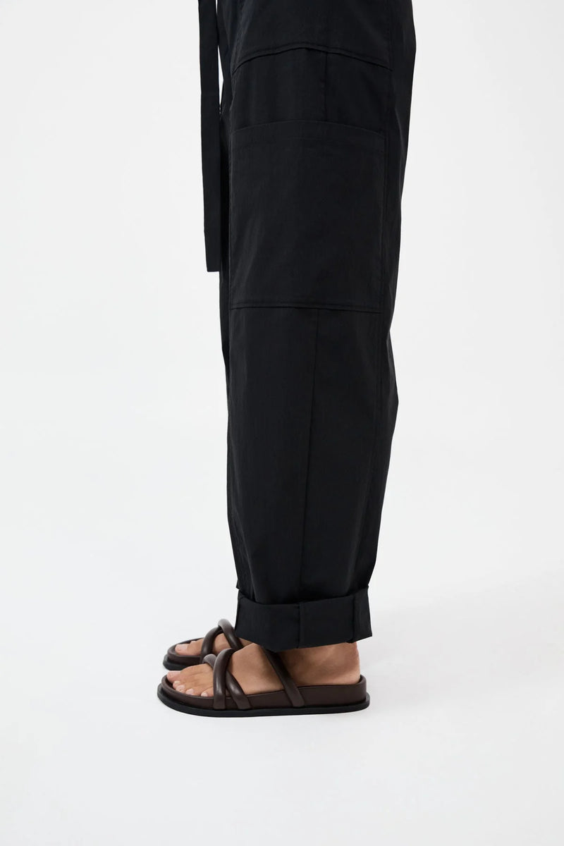 Soft Cross Strap Slide - Chocolate