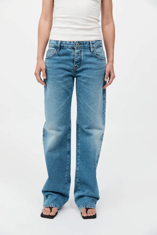 90s Low Rise Jeans - 90s Blue