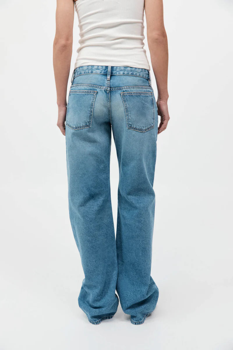 90s Low Rise Jeans - 90s Blue