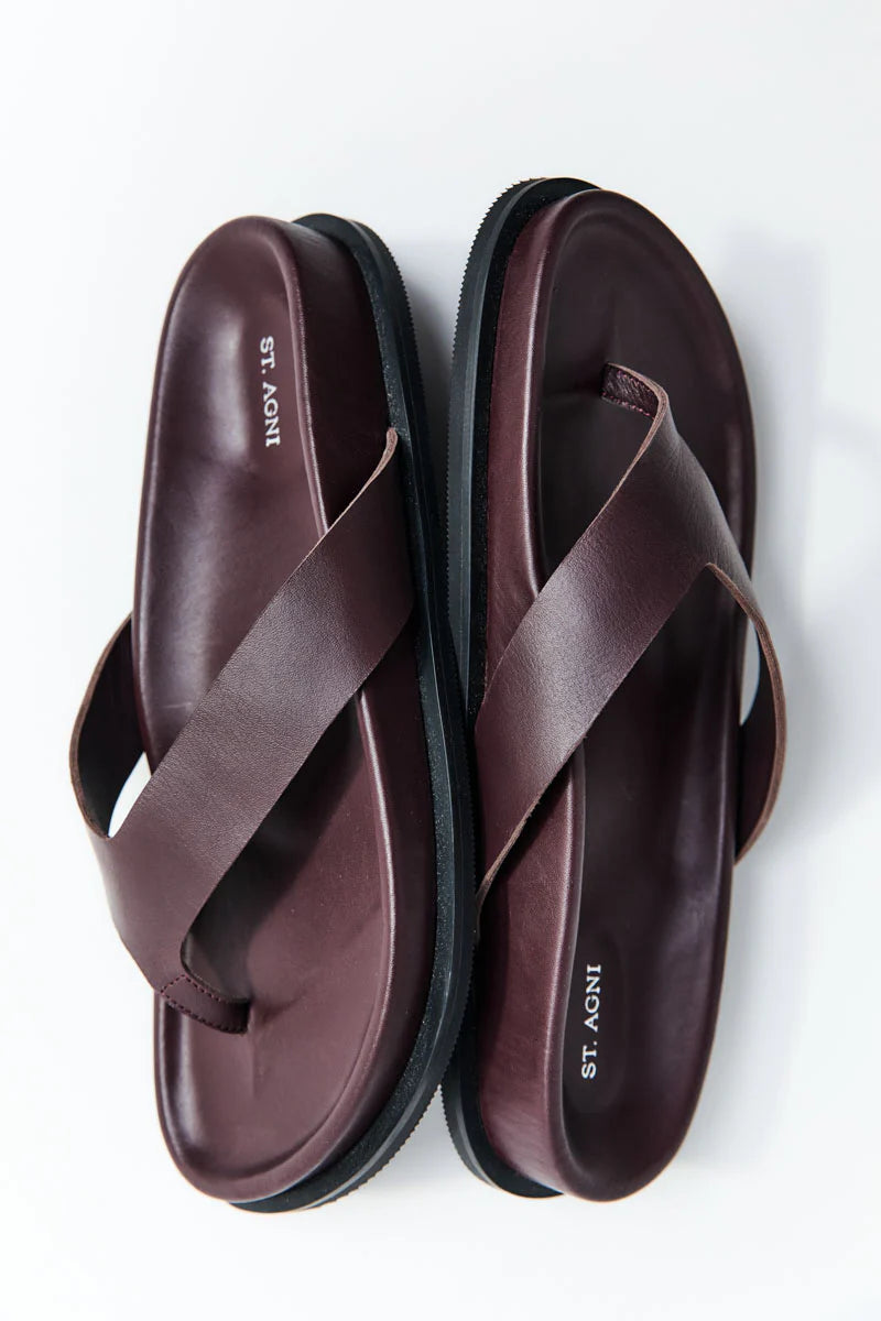 Thong Slide - Bordeaux