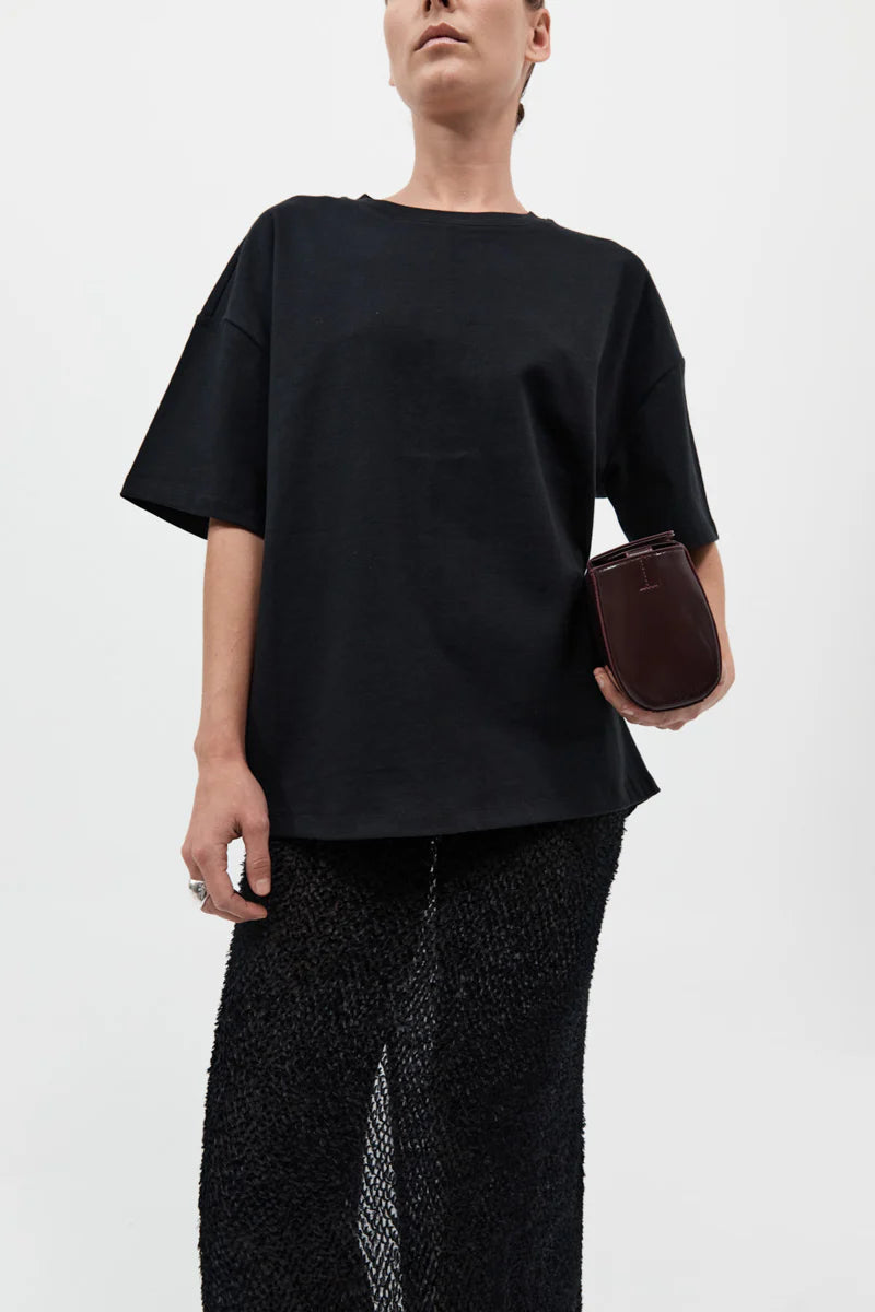 East West Baguette Bag - Bordeaux
