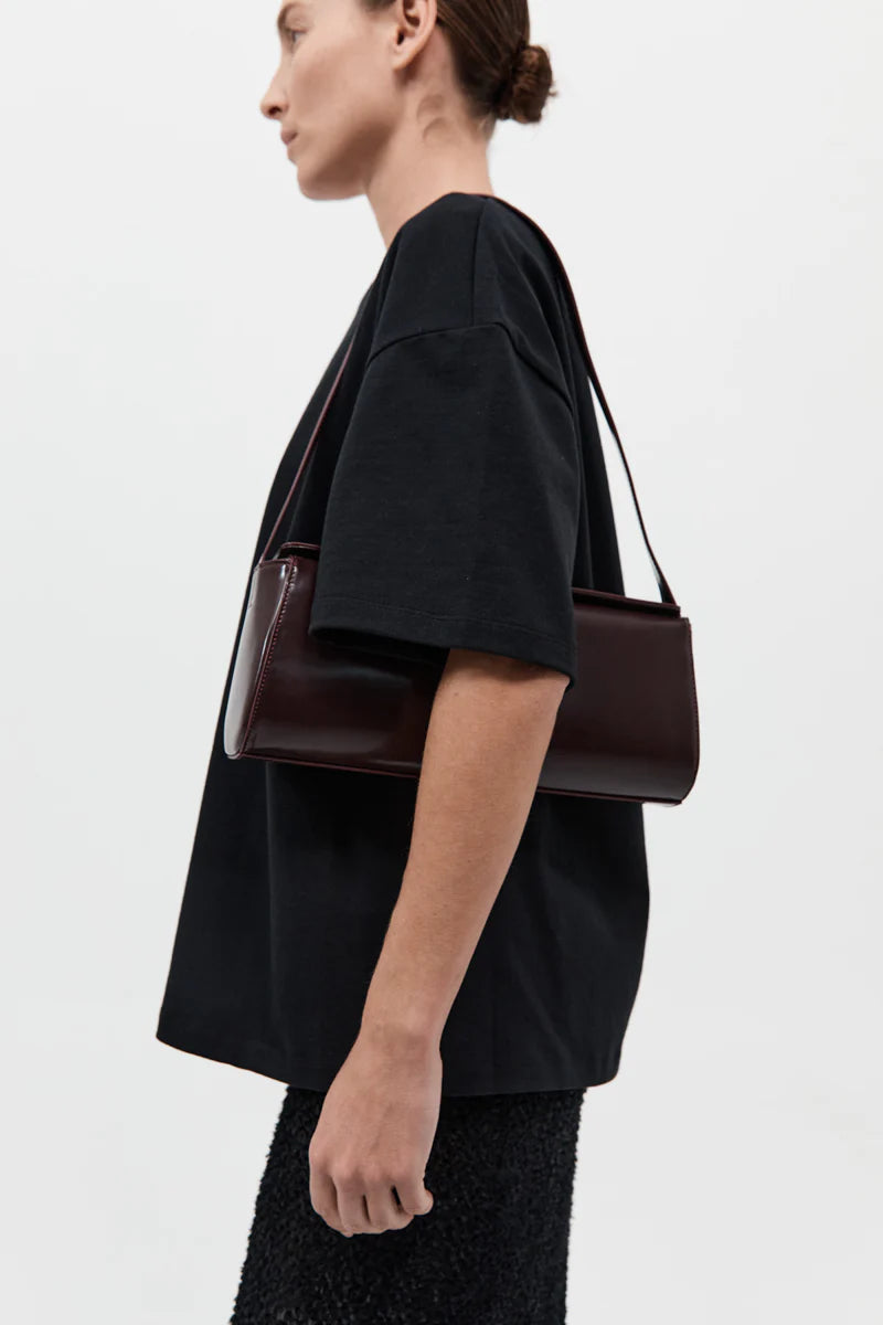 East West Baguette Bag - Bordeaux