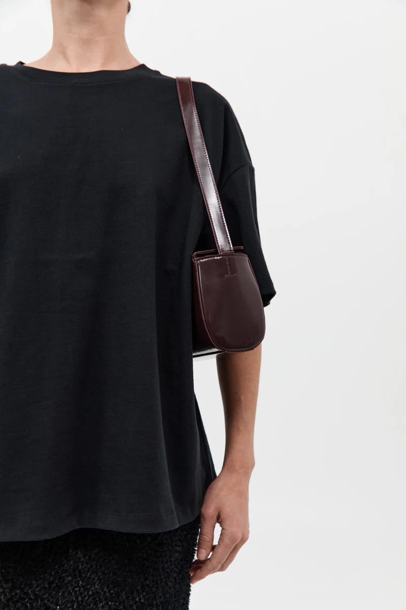 East West Baguette Bag - Bordeaux