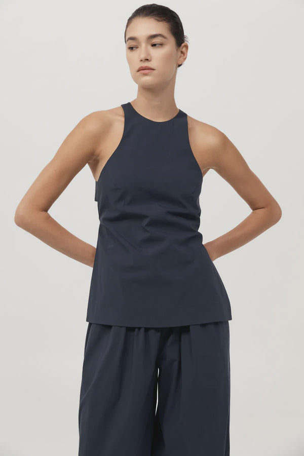 Racerback Top - Dark Ink