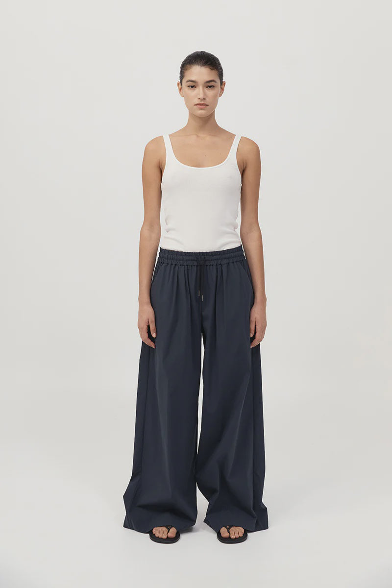 Everyday Drawstring Pants - Dark Ink