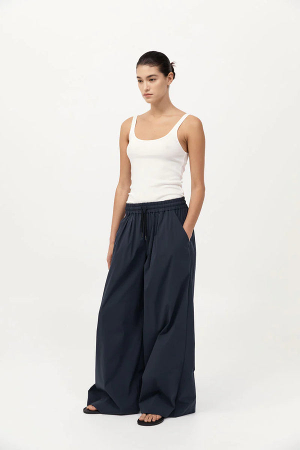 Everyday Drawstring Pants - Dark Ink