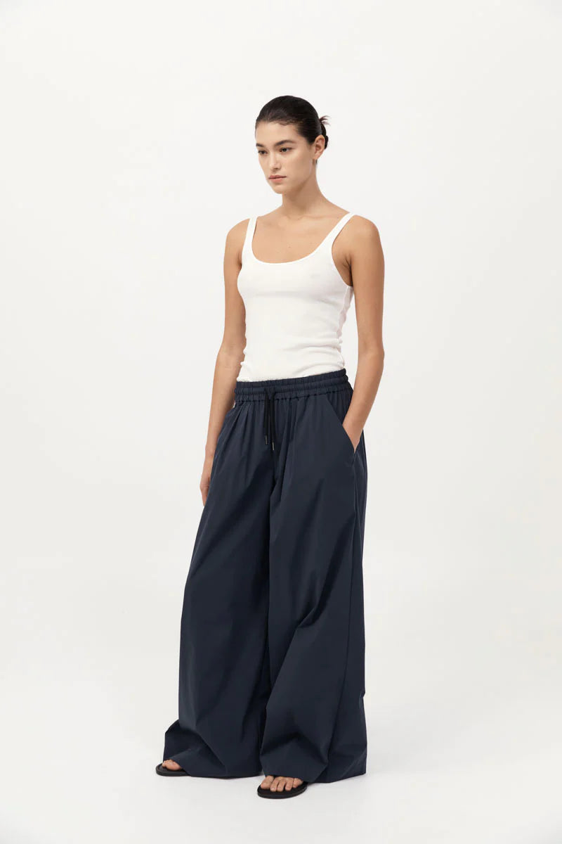 Everyday Drawstring Pants - Dark Ink