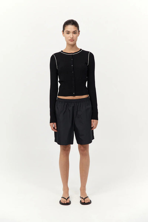 Paper Taffeta Short - Black