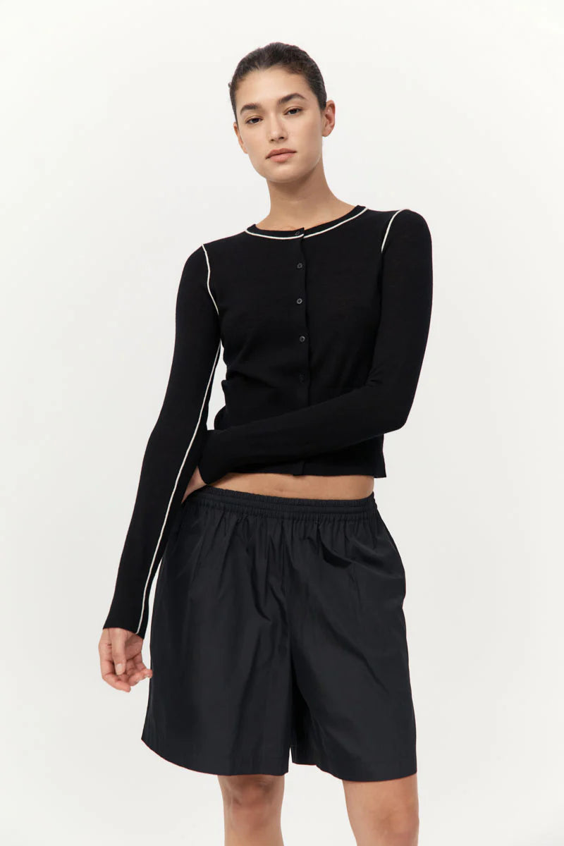 Paper Taffeta Short - Black