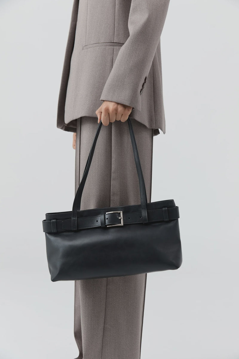 Belt Detail Baguette - Black