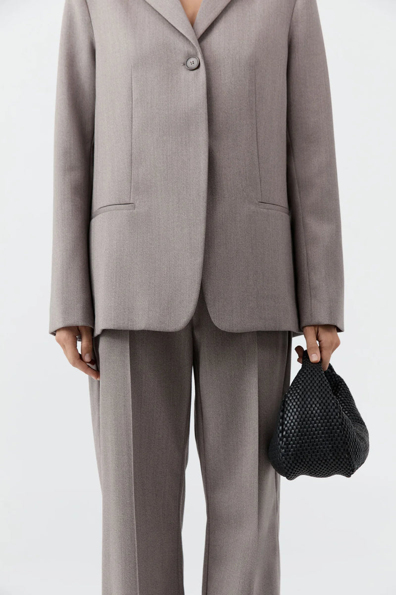 Lattice Weave Bon Bon Bag - Black