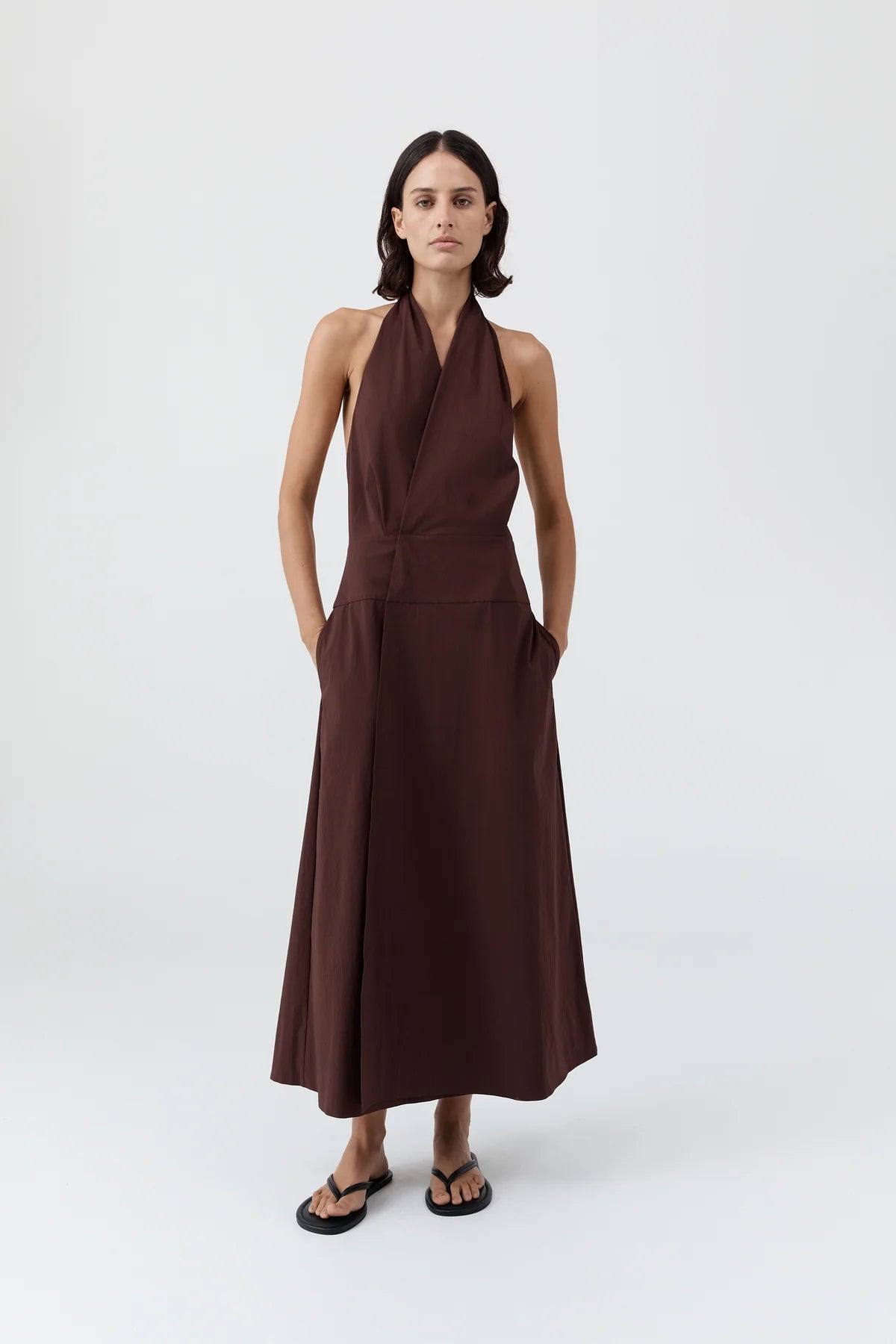 Halter Wrap Dress