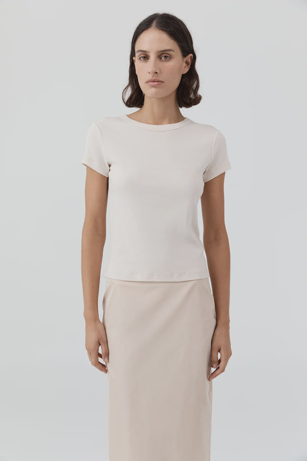 Baby Cotton Tee - Shell Pink