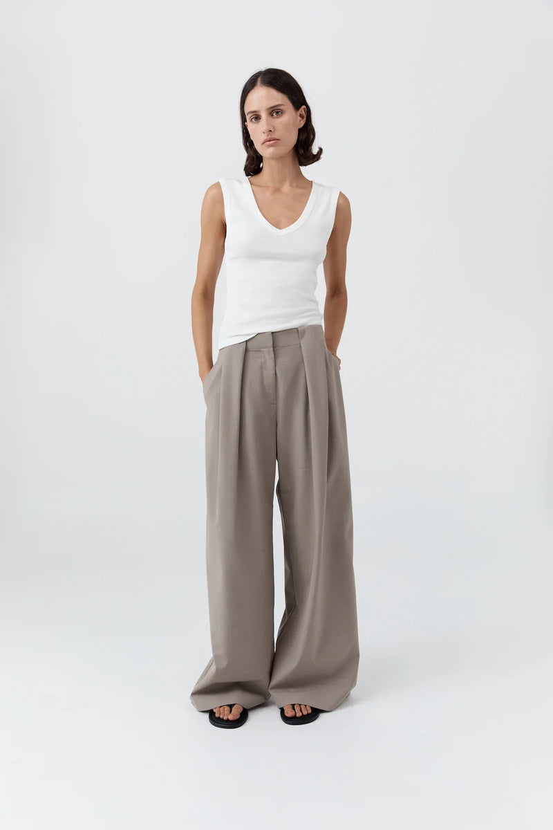 Organic Cotton 90s Top - White