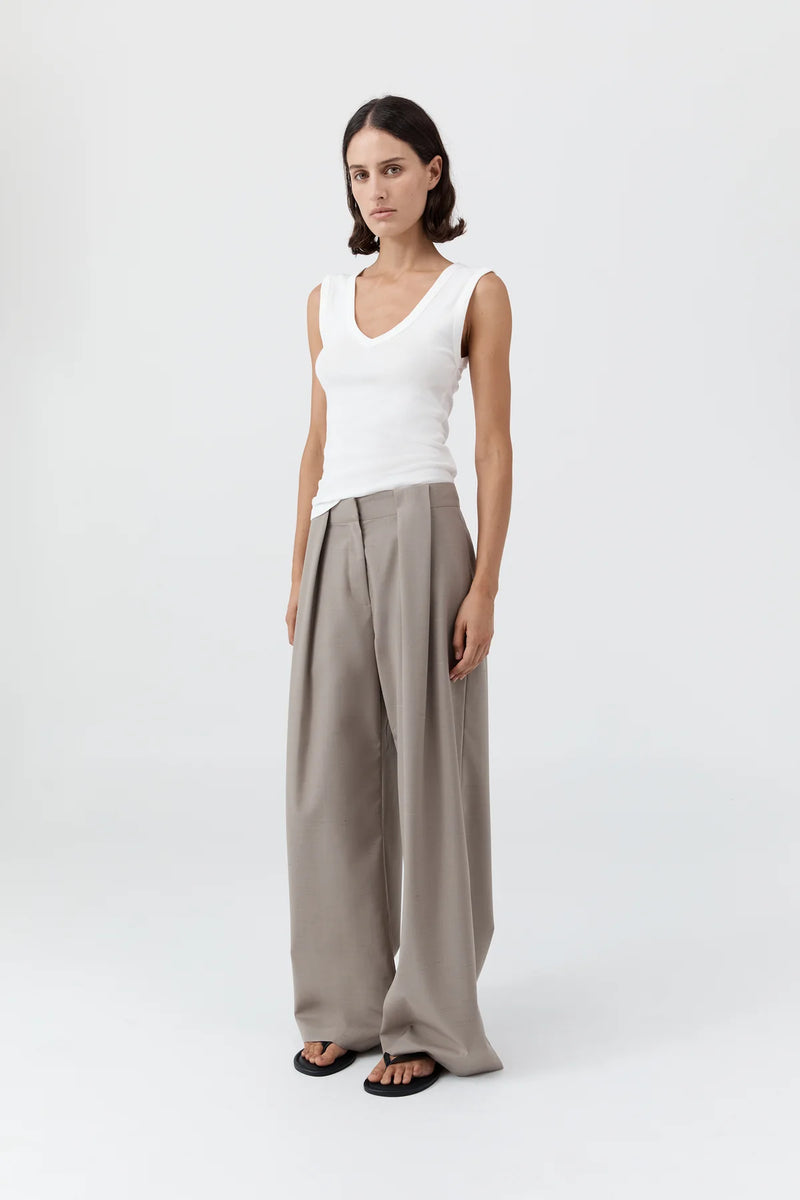 Organic Cotton 90s Top - White