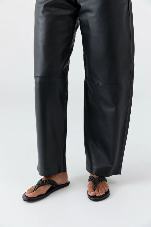 Lattice Weave Thong - Black