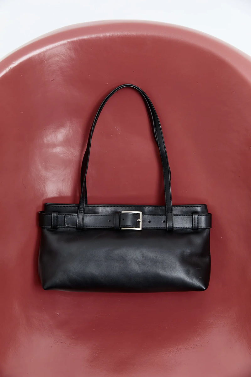 Belt Detail Baguette - Black