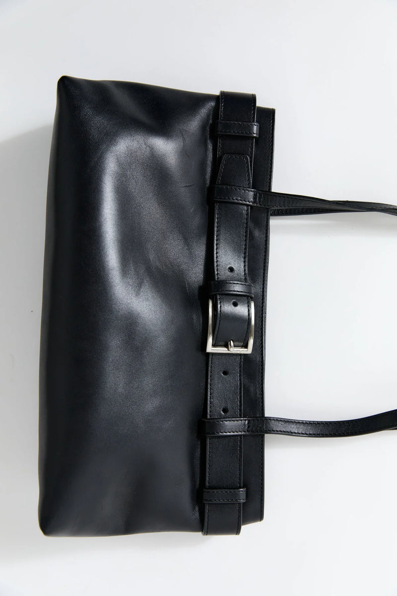 Belt Detail Baguette - Black