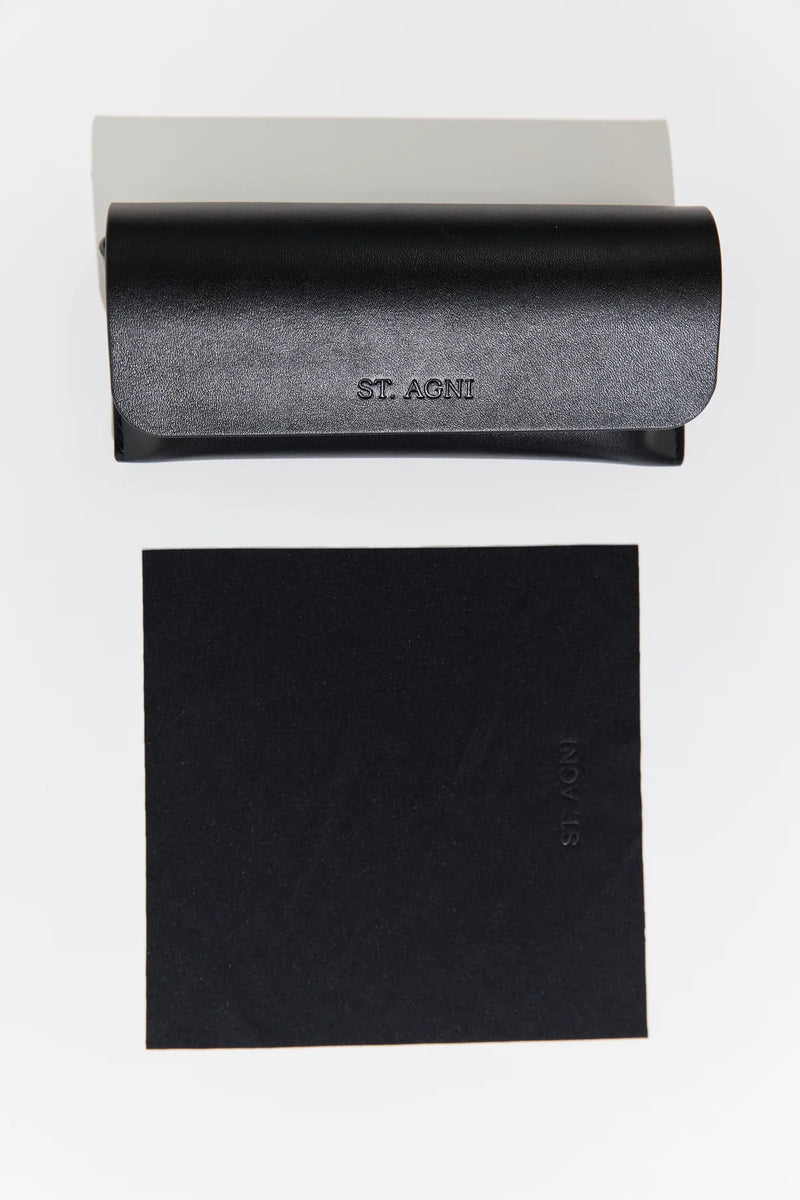 Linea Oversized Sunglasses - Black/Brown