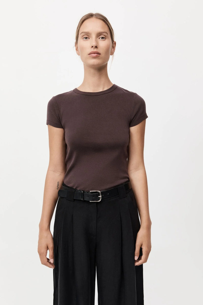 Wide Leg Pleat Pants - Black